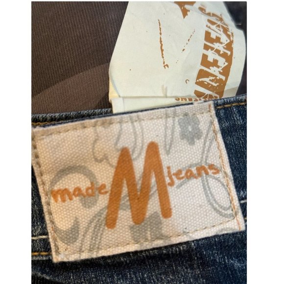 BRAND NEW NWT WOMENS MADE WIDE LEG JEANS SIZE 11 - Picture 4 of 5